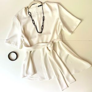 BUNDLE! Zara (Large) top with bangle bracelet & necklace.